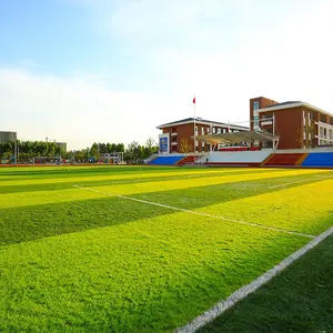 Césped artificial personalizado para campo de fútbol, césped deportivo a buen precio, venta directa de fábrica, 2021