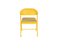 Chaise pliante d'extérieur en métal coloré, revêtement poudré, pour terrasse, jardin, café, bistrot, restaurant