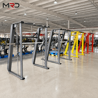 Máquina Smith, Rack de Sentadillas, Rack de Pesas, Estación de Dominadas, Almacenamiento de Pesas, Equipo de Entrenamiento de Fuerza para Gimnasio en Casa