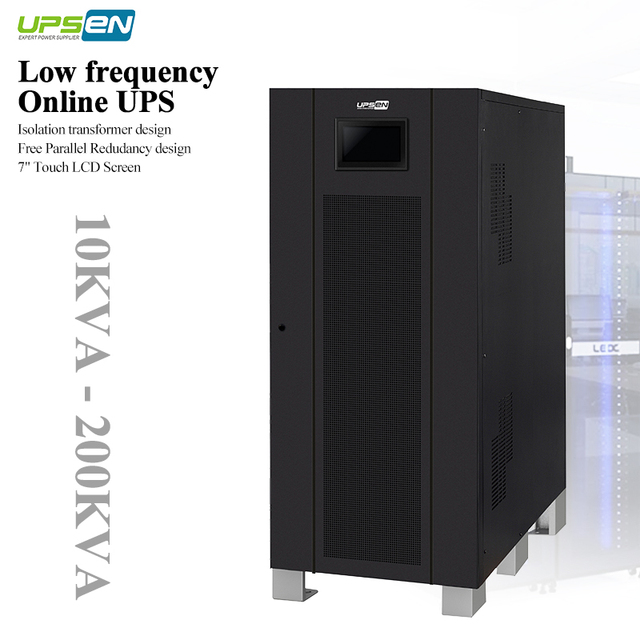 Online UPS Industrial/Manufacturing/Data Center Low Frequency 10-200KVA 380-415VAC Three-Phase Medical Application LCD Pure Sine
