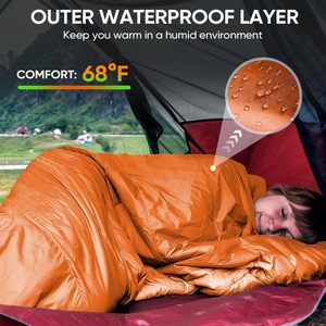 Saco de Dormir Portátil Impermeable de Alta Calidad para Adultos, Estilo Sobre, Gran Venta para Senderismo al Aire Libre - Product Image 4