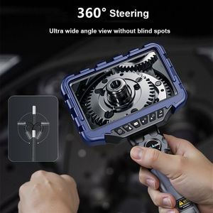 Caméra d'inspection <span class=keywords><strong>endoscopique</strong></span> <span class=keywords><strong>pour</strong></span> tuyaux automobiles avec écran 7 pouces, rotation à 360 degrés, tube rotatif, 3,9 mm, haute qualité, <span class=keywords><strong>pour</strong></span> voitures, IP67 - Product Image 2