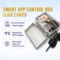 Boîtier de contrôle intelligent HRSYT Classe 2 450W 600W étanche pour système de réception de signal, boîte de jonction pour éclairage extérieur permanent avec contrôle par application