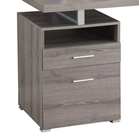 Mesa de esquina de estudio de PC de madera barata para oficina en casa con 3 cajones, gabinete, escritorio de computadora
