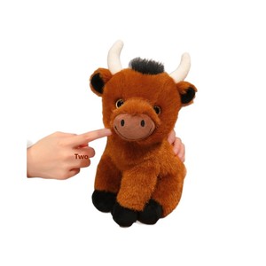 Nouvelle Peluche Mignonne Vache des Highlands Coquine en Coton PP, Jouet Transfrontalier, Compagnon pour Enfants, <span class=keywords><strong>Cadeau</strong></span> <span class=keywords><strong>d</strong></span>'<span class=keywords><strong>Anniversaire</strong></span> 0-24 ans - Product Image 5