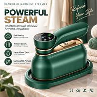OEM ODM Défroisseur Vapeur Portable 1200W Fer à Repasser Vapeur à Main 180 °   Rotation, 4 niveaux de vapeur, rappel de niveau d'eau faible, logo personnalisé, couleur