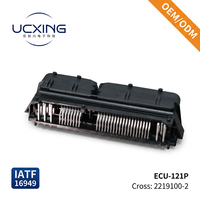 Connecteur d'adaptateur de module de commande de véhicule 2219100-2, 121 broches, pas mixte, boîtier PBT, alliage de cuivre, mâle, personnalisé OEM, pour camion et tracteur