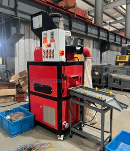 ST-05M nhà sử dụng cáp granulator máy tự động phế liệu kim loại Shredder bánh thành phần cốt lõi cho Đồng chế biến Điều kiện Mới - Product Image 6