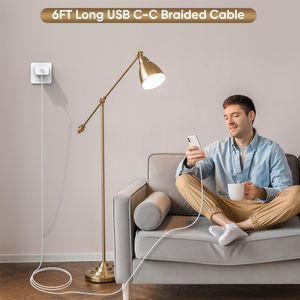 Cargador Rápido Tipo C de 20W para iPhone 17 Pro Max/17Pro/16e/16 Pro/16 Plus/15/15 Pro Max y <span class=keywords><strong>iPad</strong></span>, Cargador USB C de <span class=keywords><strong>Carga</strong></span> Rápida - Product Image 6