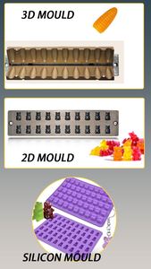 TG 20kg/h Startup Confectionery Industry Gummy <b>Candy</b> Bear Depositor Pouring Producer Making <b>Machine</b> - Product Image 4