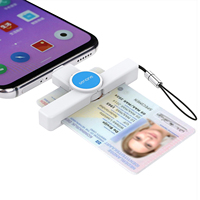 Lector y Grabador de Tarjetas Inteligentes USB Portátil con Chip EMV, Lectura y Escritura de Tarjetas IC, Plug-and-Play para Sistemas POS de Oficinas Bancarias y Tiendas Minoristas