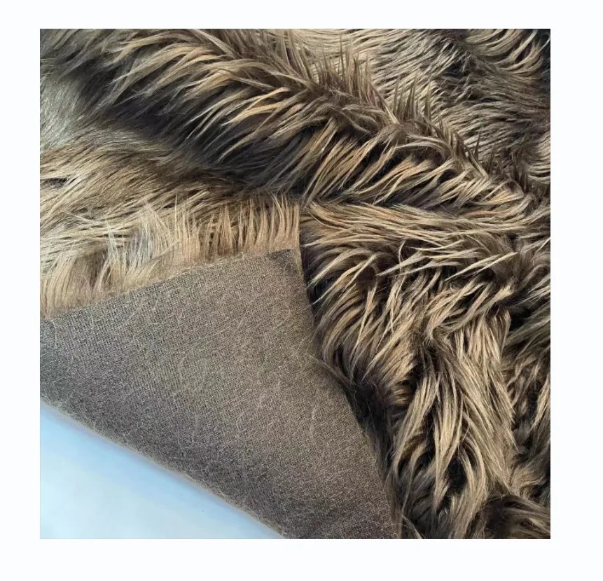 Alta qualidade novos produtos com vários tecidos pele acrílico faux fur tecidos para vestuário