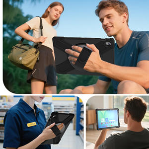 <span class=keywords><strong>Coque</strong></span> arrière en <span class=keywords><strong>silicone</strong></span> pour <span class=keywords><strong>Samsung</strong></span> Tab <span class=keywords><strong>S10</strong></span> FE S10FE Plus 13.1 X620 X626 2025 PC étui à bandoulière robuste - Product Image 3