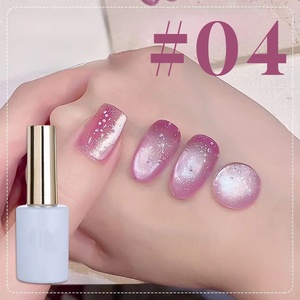 Esmalte de Uñas en Gel Magnético Ojo de Gato con Lentejuelas Pequeñas, Color Rosa Rojo Brillante, Azul Dorado, para Arte de Uñas, Uñas Rosadas, ¡Gran Venta! - Product Image 5