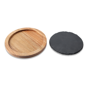Plato redondo de madera de acacia para servir, plato extraíble para servir queso, plato de madera para servir, plato para carne, pan - Product Image 4