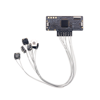 Kit de coque arrière en caoutchouc pour PS5 avec livraison rapide, remappeur programmable avec interrupteur CK et pagaie solide, pièce de rechange pour console de jeu