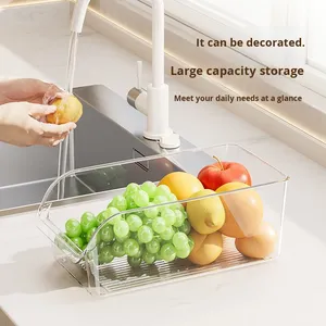 Kitchen <b>Storage</b> <b>Drawer</b> Food Grade Fresh-keeping <b>Box</b> <b>Storage</b> Transparent Plastic Refrigerator Compatible PP <b>Box</b> Set - Product Image 3