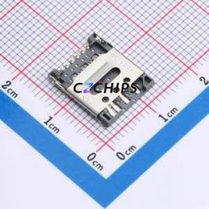 NANO-<b>SIM</b>-502A <b>SIM</b> <b>Card</b> Connector SMD Connector Flip Cover Type Nano <b>SIM</b> <b>Card</b> <b>Card</b> <b>Holder</b> 1.45mm - Product Image 1