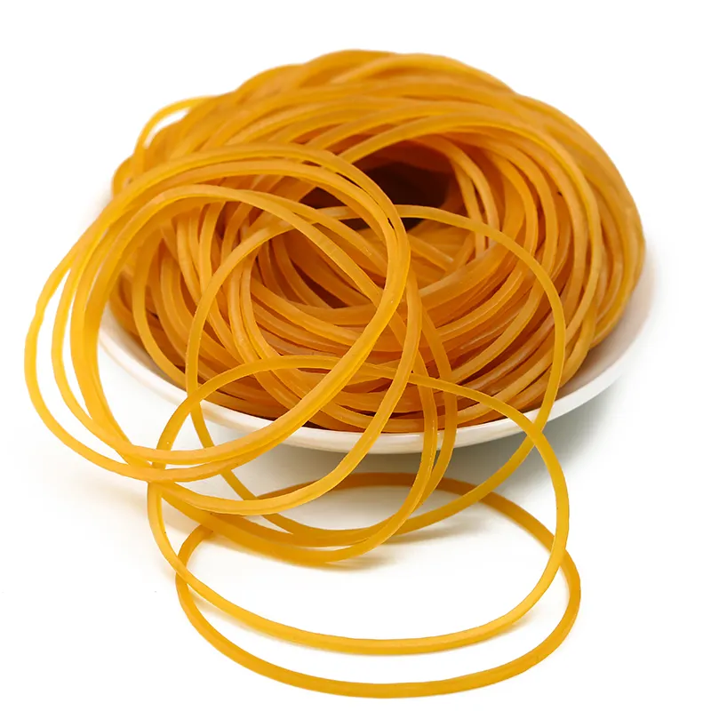 Elastic Rubber Band Customize Size Yellow Elastic Rubber Band For Money Bundling