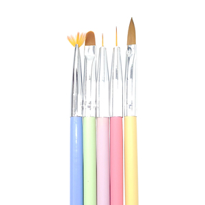 ชุดแปรงเพ้นท์เล็บด้ามโลหะสีโรสโกลด์ 3 ชิ้น สำหรับวาดลายละเอียด ทำเล็บ DIY - Product Image 3
