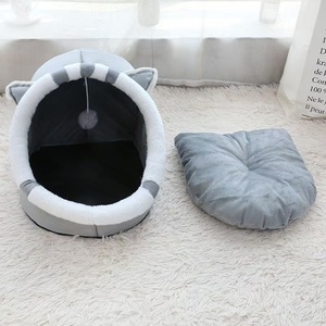 ที่นอนสัตว์เลี้ยงดีไซน์ใหม่ สะดวกสบาย ใช้ได้ทุกฤดู บ้านวิลล่าสำหรับแมว สำหรับสัตว์ขนาดเล็ก บ้านนอนสำหรับแมวและสุนัข - Product Image 6