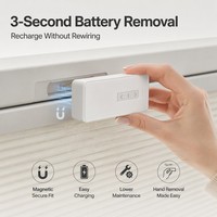Persianas Celulares Enrollables Recargables sin Taladro, Opacas para Día y Noche, Tamaño Personalizado para el Hogar