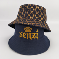 Sombrero de Pescador de Lujo Personalizado con Bordado, Gorra de Algodón de Alta Calidad, Gorras Lisas sin Diseño, Gorras de Verano con Visera, Unisex, Venta al por Mayor, Regalo