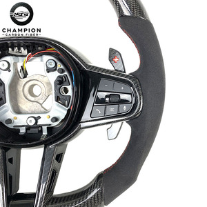 Volante Deportivo de Fibra de Carbono para Coche, Paletas de Cambio Tipo M, para BMW M3, M4, M340i, G80, G81, G82, G42, G32, G30, G29, G20, G23, G26 - Product Image 4