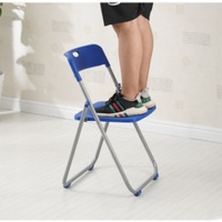 Chaise pliante en plastique facile à plier pour événements, mobilier d'extérieur moderne et abordable, vente directe usine