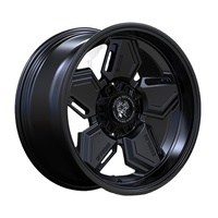 Rines Todoterreno Personalizados de Aleación de Aluminio Negro de 17 y 18 Pulgadas 6x139.7 para Hilux, D-Max, Triton, Colorado 4x4, Pickup y SUV