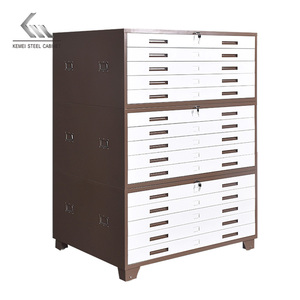 Gabinete de dibujo ancho de acero Gabinete de archivo plano Gabinete de dibujo de <span class=keywords><strong>mapa</strong></span> Gabinete de almacenamiento de archivo de metal personalizado - Product Image 4