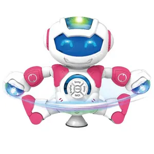 2022 new cute smart intelligent ai education learning dancing toy robots for kids children with talking story music and lights