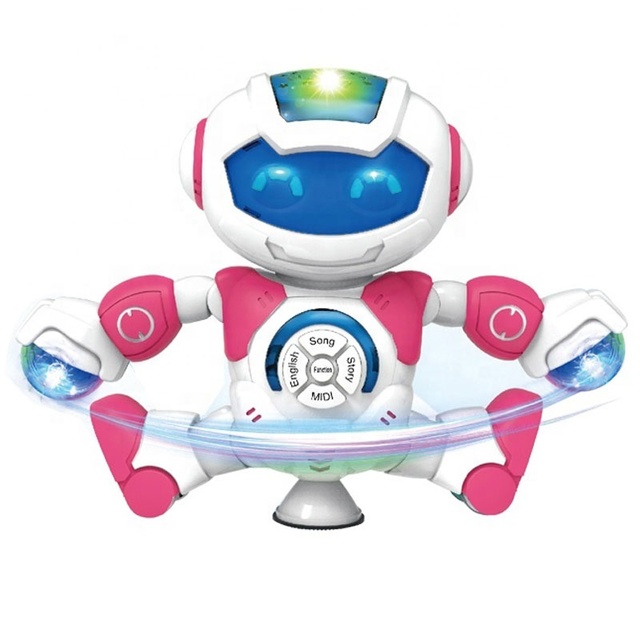 New Cute Smart Intelligent Ai Education Learning Dancing Toy Robots for Kids Children with Talking Story Music and Lights