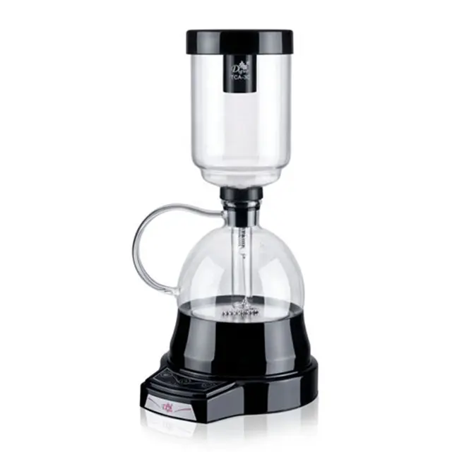 Diguo 2 in 1 sifone in vetro caffettiera sifone elettrico mezzo automatico caffettiera uso familiare