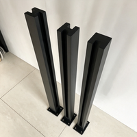 Système de balustrade en verre sans cadre en acier inoxydable moderne sur mesure, garde-corps en verre pour la décoration de maisons résidentielles