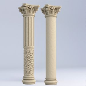 Moldes de pilar de hormigón de estilo europeo, moldes de columna romana cilíndrica de plástico, plantillas de columna lateral de puerta ajustable para Decoración - Product Image 6