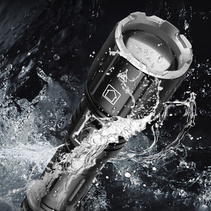 XHP160 ไฟฉายความสว่างสูง LED แบบชาร์จไฟได้ประเภท C USB ไฟฉายยุทธวิธีแบบพกพาสำหรับการใช้งานกลางแจ้ง - Product Image 2