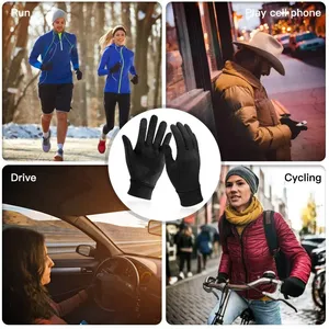 <b>Top</b> Quality Winter <b>Thermal</b> Outdoor Daily Anti Slip Touch Screen Sport Fishing Bicycle Camping Gloves Customize Logo Wholesale - Product Image 2