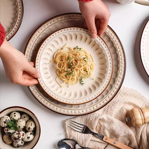 Quality Choice Porcelain Ceramic Tableware <b>Set</b> Dining Nordic Series Import Ceramic Tableware - Product Image 2