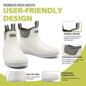 YL-25238 Botas de Lluvia de PVC Impermeables Antideslizantes para Exteriores, Color Blanco, de Alta Calidad, para Pesca - Product Image 3