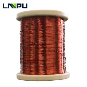 Fil de cuivre émaillé 36 SWG Cuivre nu 1mm LP Magnet Wire Isolé Solide 30kg/50kg bobine en bois pouvant être utilisée pour Bluetooth