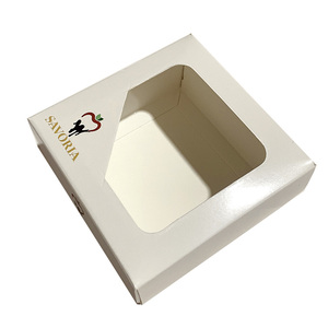 Custom Magnetic Lid Clear Pvc Windows Gift Packaging Paper Boxes Cookies Grazing Chocolate Cupcake Bakery Cake <strong>Box</strong> With Window - Product Image 4