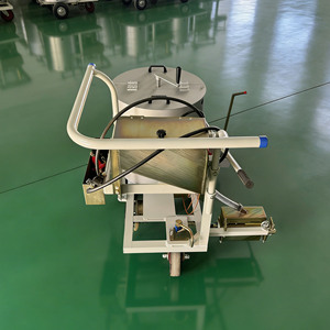 Machine de marquage routier thermoplastique autotractée SanWin pour la construction, à double trémie, chauffage GPL, poussée manuelle, faible température - Product Image 4