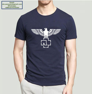 บุรุษสีเทาสีที่กำหนดเองทำพิมพ์เสื้อยืดผู้ผลิตจากบังคลาเทศ - Product Image 3