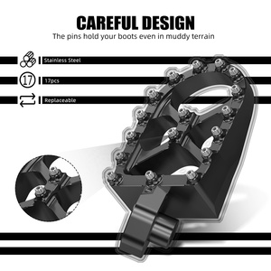 NICECNC Repose-pieds forgé en aluminium agrandi pour Suzuki DR650S DR650SE 1996-2024 <span class=keywords><strong>DR</strong></span> <span class=keywords><strong>650</strong></span> S 650SE <span class=keywords><strong>650</strong></span> S <span class=keywords><strong>SE</strong></span> - Product Image 4