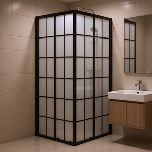 Cabina de Ducha ESG de 31.5x27.6x70.9 Pulgadas, Diseño Moderno con Puerta con Bisagras y Marco para Espacios Pequeños - Product Image 2