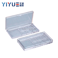 Yiyue Marque Privée Logo Personnalisé Impression Fard À Paupières Cas Palette De Maquillage Vide Étui Transparent