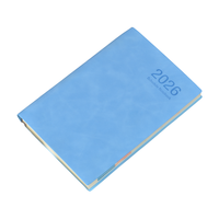 Carnet d'entreprise bleu 2026 avec marquage à chaud, 100 feuilles, cadeau pour réunion annuelle d'entreprise, fabrication fiable