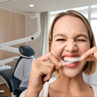Blanchiment des dents, longue durée, doux, sans danger pour l'émail, blanchiment naturel des dents, 14 traitements, 28 bandes de gel pour les dents sensibles