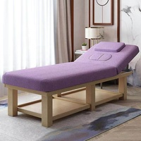 Table de massage contemporaine en cuir synthétique réglable et durable, éponge haute densité, salons de beauté, spa, salon, chambre à coucher, corps